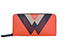 Mulberry M Print Long Wallet, £95, Accessories, Black/Orange, Leather, Front view